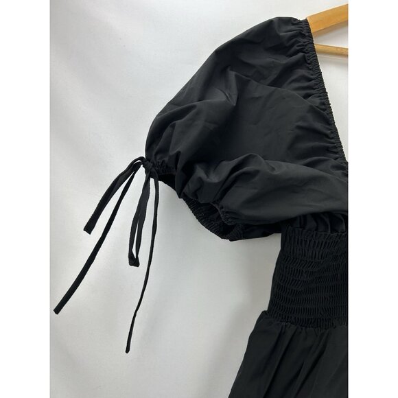 Amanda Uprichard Women’s Size Large Sicily Mini Black Dress Made In USA - Picture 14 of 15